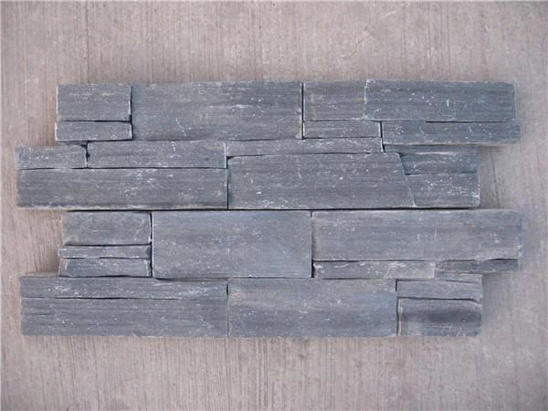 black slate wall panels