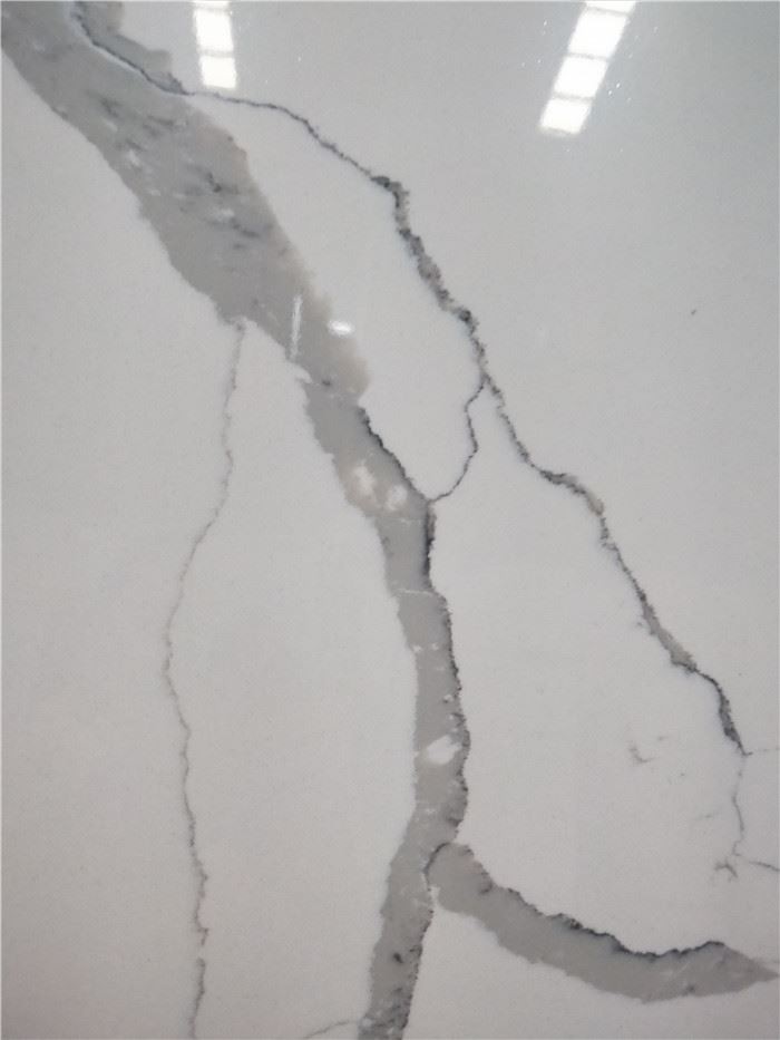 calacatta trento quartz polished slab