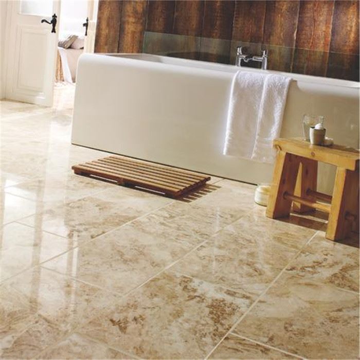 cappuccino polished marble floor tiles for kitchen