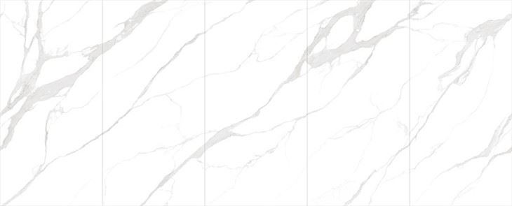 white calacatta porcelain tiles book match