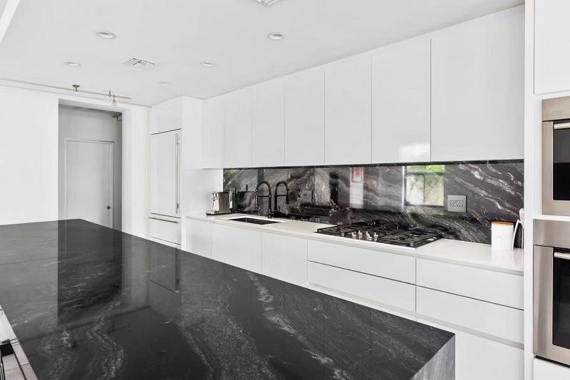 Agatha Black Granite kitchen Countertops Agatha Black Granite kitchen Countertops