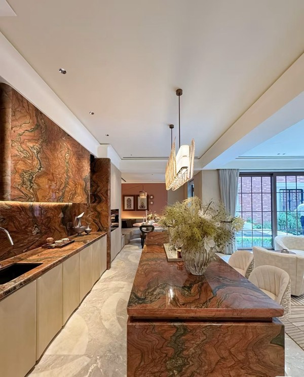 Red Quartzite Countertops