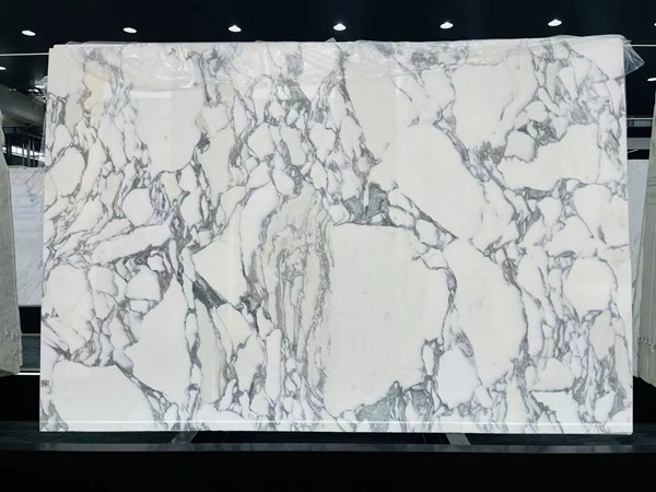 White Arabescato Marble Slabs